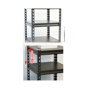 Home Plant Black Particleboard Chipboard Storage Shelf thumbnail-3