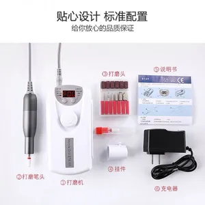 Silver Nail File Machine Nail File Drill thumbnail-2