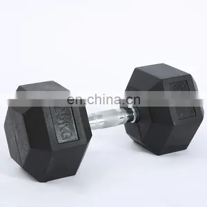 Factory Direct Sales Support A Large Number Adjustable Dumbbell Lbs Hex Dumbbell Set Rubber thumbnail-5