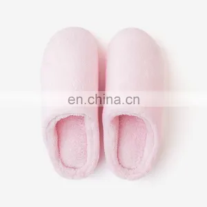 Womens Unisex Coral Fleece Slide On Couple Home House Slipper With Memory Foam thumbnail-3