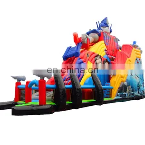 2020 New Design Space Theme Super Robot War Inflatable Slide on Sale thumbnail-2