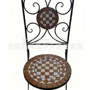 Metal Outdoor Folding Table Coffer Table Round Table thumbnail-4