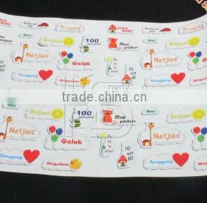 Cheap High Quality Glossy Paper Custom Printing Educational Shoe Sticker for Kids,child thumbnail-3