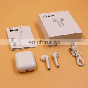 Trulyway 2021 New Arrivals True Wireless Stereo Earpiece Earphone BT 5.0 Wireless TWS Earbuds I10 thumbnail-5
