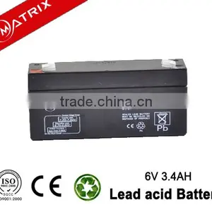 Lead-Aicd MF VRLA 6V 4AH Battery 6V Matrix Battery thumbnail-1