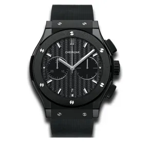 Stainless Steel Multi-function Watches Man Genuine Leather Fashion Chronograph Watch thumbnail-5