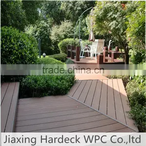 Outdoor Public Garden Waterproof Wpc Engineering Hollow Decking thumbnail-1