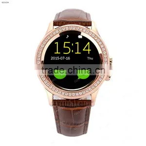 Waterproof Bluetooth Smart Watch D2 Women's Fashion For IOS Android(Crystal Diamond Edge, Raise the Bright Screen) thumbnail-3