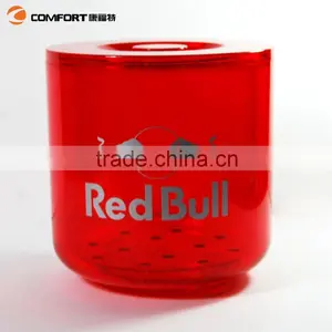 Factory Wholesale Douable Wall Round Ice Bucket With Lid thumbnail-1