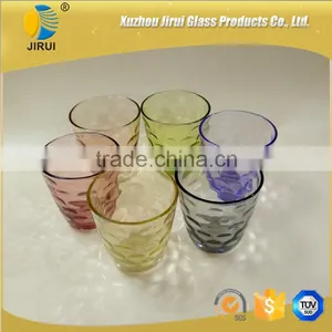 280ml Round Shape Colorful Glass Cup thumbnail-3