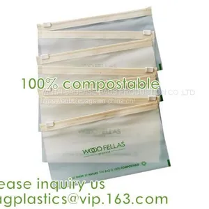 Compostable Metallic Glossy Holographic Private Label Bubble Mailing Bag, Zip Slider Clear Glitter Bubble Pouch Bag thumbnail-5