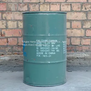 UN NO.1402 Chemicals Materials 25-50mm CAC2/Calcium Carbide 100kg Drum thumbnail-5