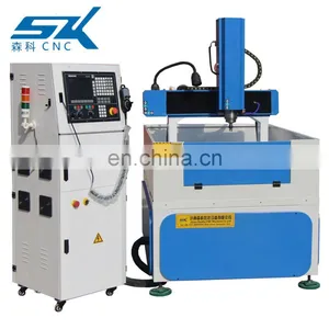 Small CNC Machine For Metal Engraving Aluminum Iron Cooper CNC 6060 Half Cover Metal Sheet Milling Machine thumbnail-3