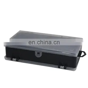 China Transparent Plastic Storage Fishing Box 8 Compartments Container For Fishing Lure Bait Hook Tool Tackle Box Case thumbnail-1