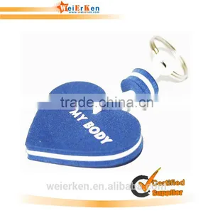 Promotional Heart Shape Eva Keychain China Supplier thumbnail-1