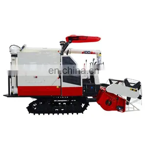 With Three-layer Vibrating Screen 100HP Paddy Reaper Harvester Machine for Sale thumbnail-4