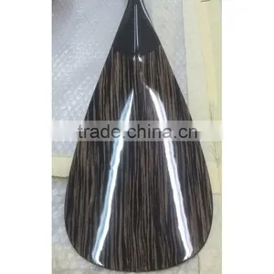 High Quality 2pieces Adjustable Stand up Paddle With Wood Blade thumbnail-1