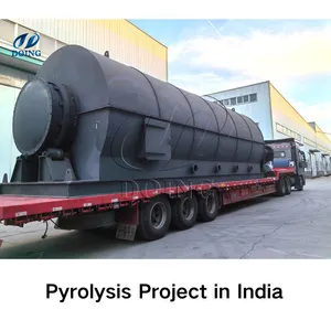 Waste Tires Into Fuel Oil Tyre Recycling Pyrolysis Plant Exporter Pyrolysis Machine Manufacturer thumbnail-4