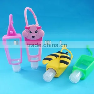 Mini Cute Plastic Lotion Bottle With Silica Gel Case 15ml,20ml,30ml thumbnail-1