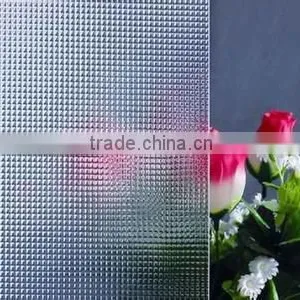3mm 4mm 5mm 6mm Clear Mistlite Rain Patterned Glass Figured Glass Rolled Glass thumbnail-1