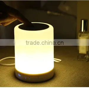 LED Light Table Lamp Nightlight With Bluetooth Speaker, Bedroom Music Nightlight Supplier's Choice thumbnail-5