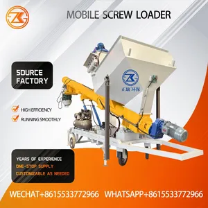 Screw Extendable Boom Fly Ash Loader Mobile Screw Loading & Unloading Machine Telescopic Auger Feeding Machine thumbnail-3