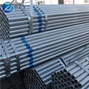 Galvanized Steel Pipe Round Hot Dipped Gi Galvan Steel Pipe for Building Astm Pre Galvanized Steel Pipe thumbnail-1