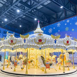 Amusement Park Rides Merry Go Round 24 Seats Carousel for Sale thumbnail-3