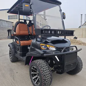 New 2+2 Four-seater Electric Golf Cart and Patrol Vehicle for Export Trade. Direct Factory, Customizable. thumbnail-2