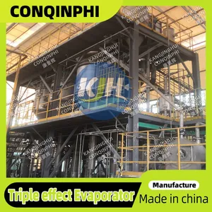 Industrial High-Salinity Wastewater Treatment System, 316L Stainless Steel MVR Evaporator, PLC Automatic Control thumbnail-1