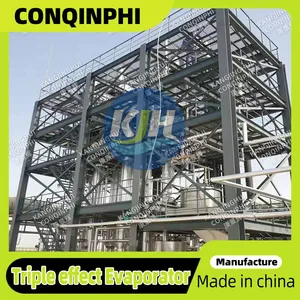 Three-Effect Evaporation Crystallization Unit, 304 Stainless Steel, Vacuum Type for High Purity Salt Recovery, ISO Compliant thumbnail-4