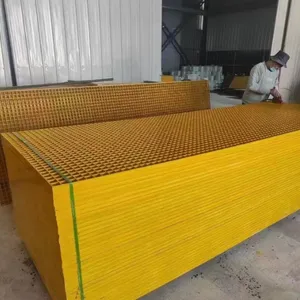 Customizable Durable FRP Grating Fiberglass Reinforced Plastic Grate for Industrial Use thumbnail-1