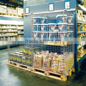 Galvanized Metal Foldable Pallet Mesh Cages thumbnail-5