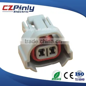 2 Way Nippon Denso Female Bottom Slot Replacement Fuel Injector Connector 6189-0035 thumbnail-1