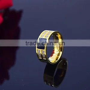 Wholesale Wedding Accessories Gold Rings Mens Fashion Models thumbnail-3