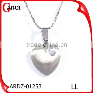 Most Popular Products Engravable Stainless Steel Heart Pendant thumbnail-1