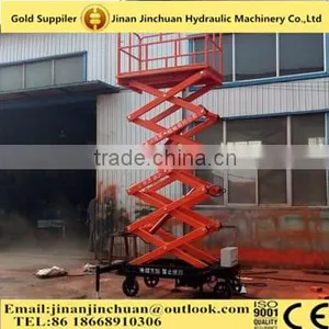 12m Small Mobile Electric Scissor Lift Table/hydraulic Scissor Lift Table thumbnail-1