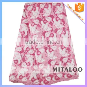 Mitaloo Polyester Hand Cut Lace Sequin Embellished Fabric With Sequins Wedding Dress MOG0188 thumbnail-5