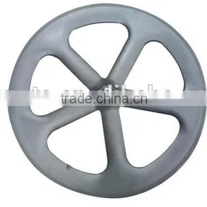 2015 New Product Chinese Carbon Wheel Aero Spoke Complete Wheels 700c Racing Bicycle Wheelset Popular Clincher 5 Spoke Wheel thumbnail-1