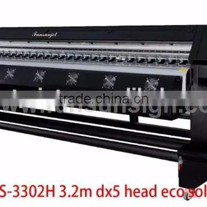 Factory Original ! Funsunjet 10ft Inkjet 1440dpi Eco Solvent Plotter With DX5 Head thumbnail-6