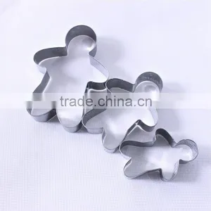YangJiang Factory Manufature High Quality 3pcs Person Shape Stainless Steel Cake Tools thumbnail-2