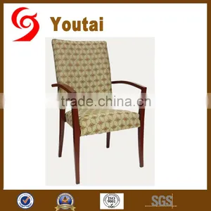 Water Proof Commercial Armrest 5 Star Hotel Dining Chair thumbnail-3