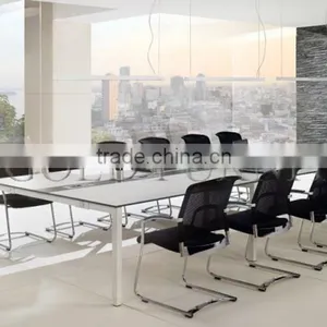 Luxury Large Meeting Room Long Table Modern Rectangular Conference Desk(SZ-MT120) thumbnail-1