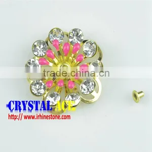 Colorful Vintage-style Metal Flowers, Decorative Metal Art Flowers China Wholesale thumbnail-4