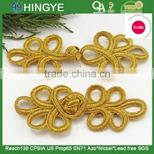 Sedex Audited Factory 2 Pillar Chinese Knot Frog Closure Button thumbnail-1
