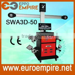 3D Used Wheel Alignment Machine With Wheel Alignment Slip Plates and Wheel Alignment Turntables thumbnail-1