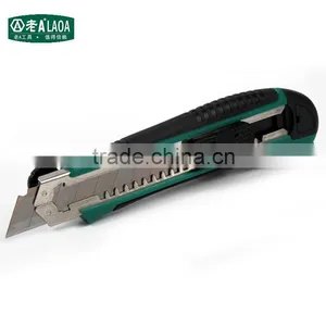 LAOA Safety Utility Sharp Knife Tool High Quality3pcs Blade Heavy Duty Comfotable Fancy Office Durable Cutter thumbnail-1
