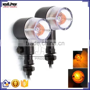 BJ-SL-061 New Arrival Ultra Bright Universal E-Mark Aluminum Black Housing Motorbike LED Motorcycle Signal Light thumbnail-1