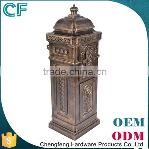 Foshan Supplier Crown Decorative Bronze India Letter Box thumbnail-1