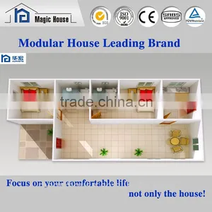 Newly Designed Low Cost Cheap Prefab Wooden House / Prefab Homes Plan Made in China thumbnail-2